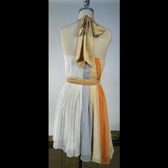 Sm BCBGeneration Greecian Goddess Chiffon Dress - Picture 4 of 6